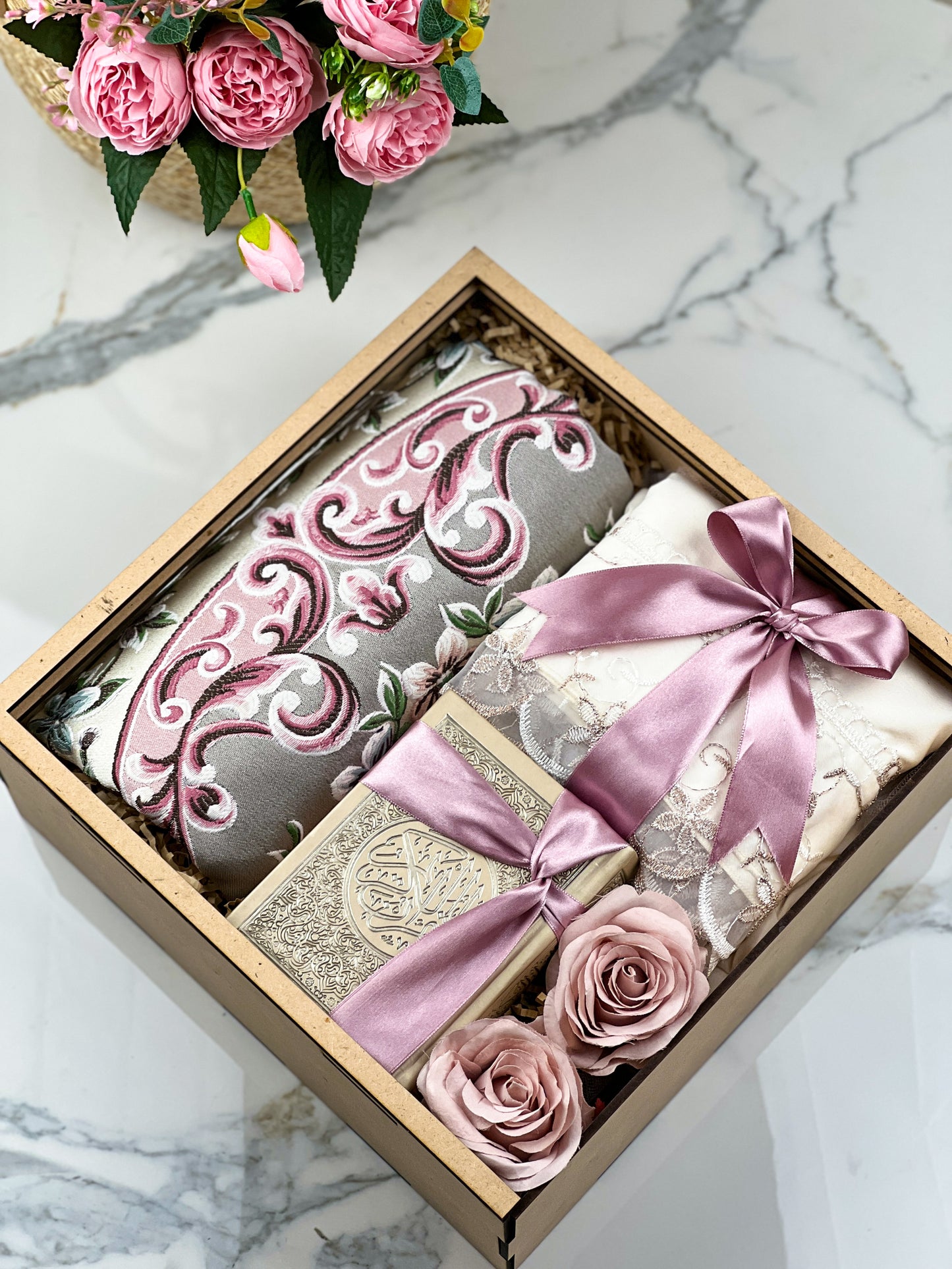 Islamic Prayer Box In Rose Pink